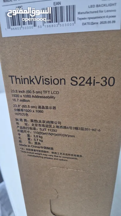 شاشة نوع  Lenovo ThinkVision S24i-30