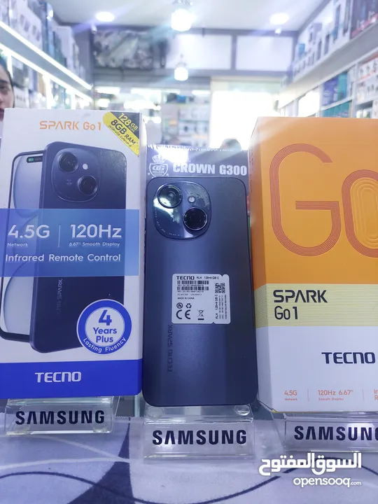 جهازاخو الجديد 128g 8ram كامل اغراضة الاصلية Tecno Sbark go 1