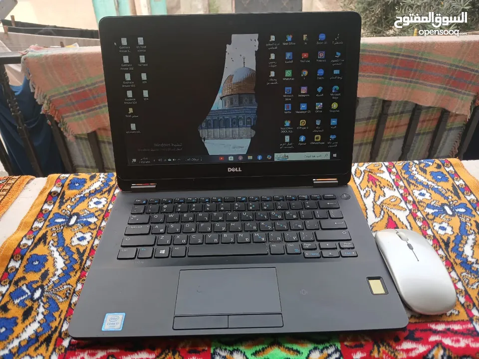 لاب توب معالج 17 جيل السادس رام 16 256 ssd وشاشة 14 انش