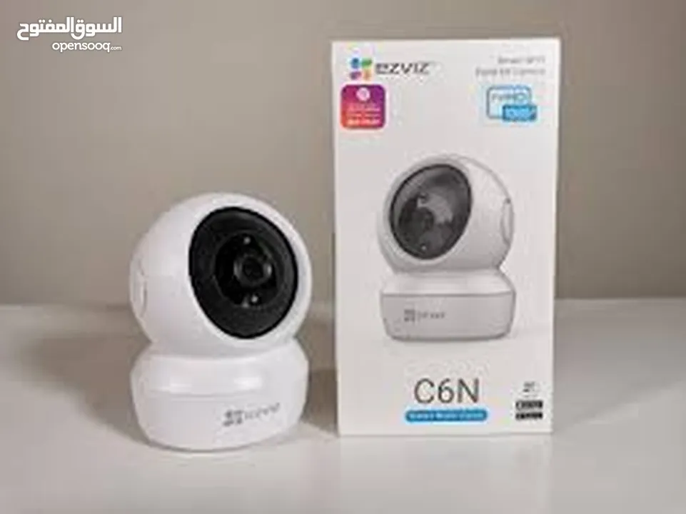 كاميرا EZVIZ C6N واي فاي داخلي 1080p صوت و صورة مع تتبع ذكي للحركة و توفر تغطية شاملة 360 درجة