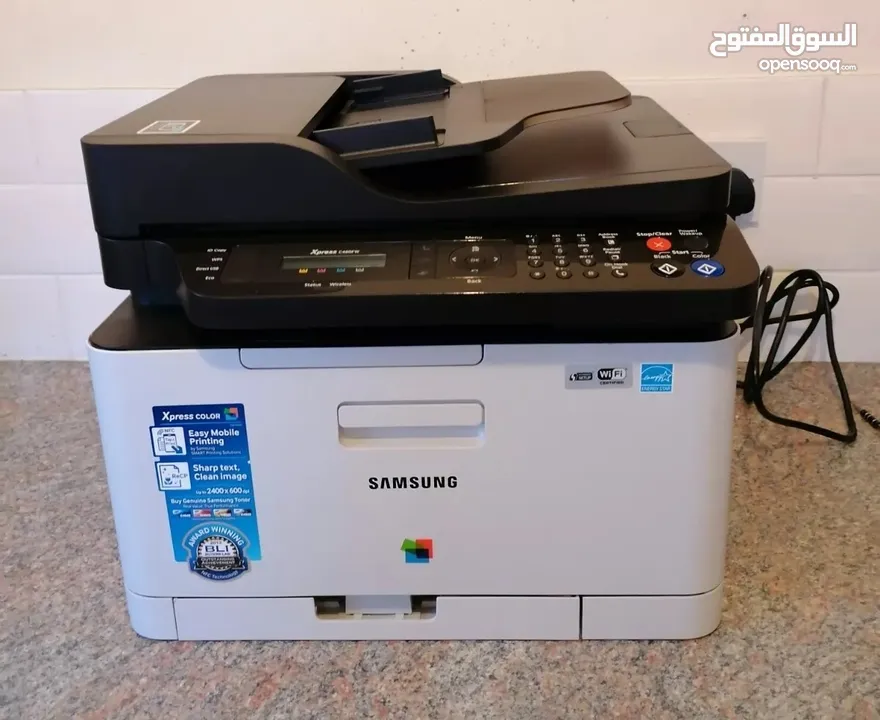 طابعة ليزر ملونة مع سكانر  Samsung Color Laser Multifunction Printer WIFI