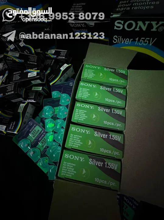بطاريات sony سوني اصليه اليابانيه 337 sr416sw كفاله 2032       .             .            .