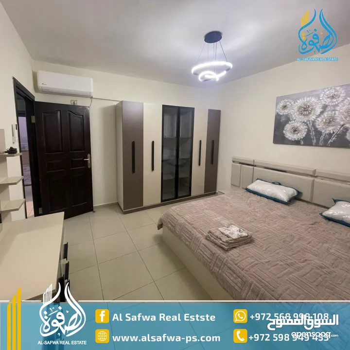 روف مميز مفروش للايجار ب ارقى أحياء الماصيون مع ترس ضخم