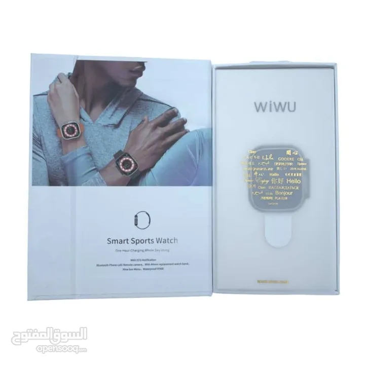 الترا سبورتس ساعة ذكية من شركة WiWU SW01  Ultra Sports Smart Watch from WiWU SW01