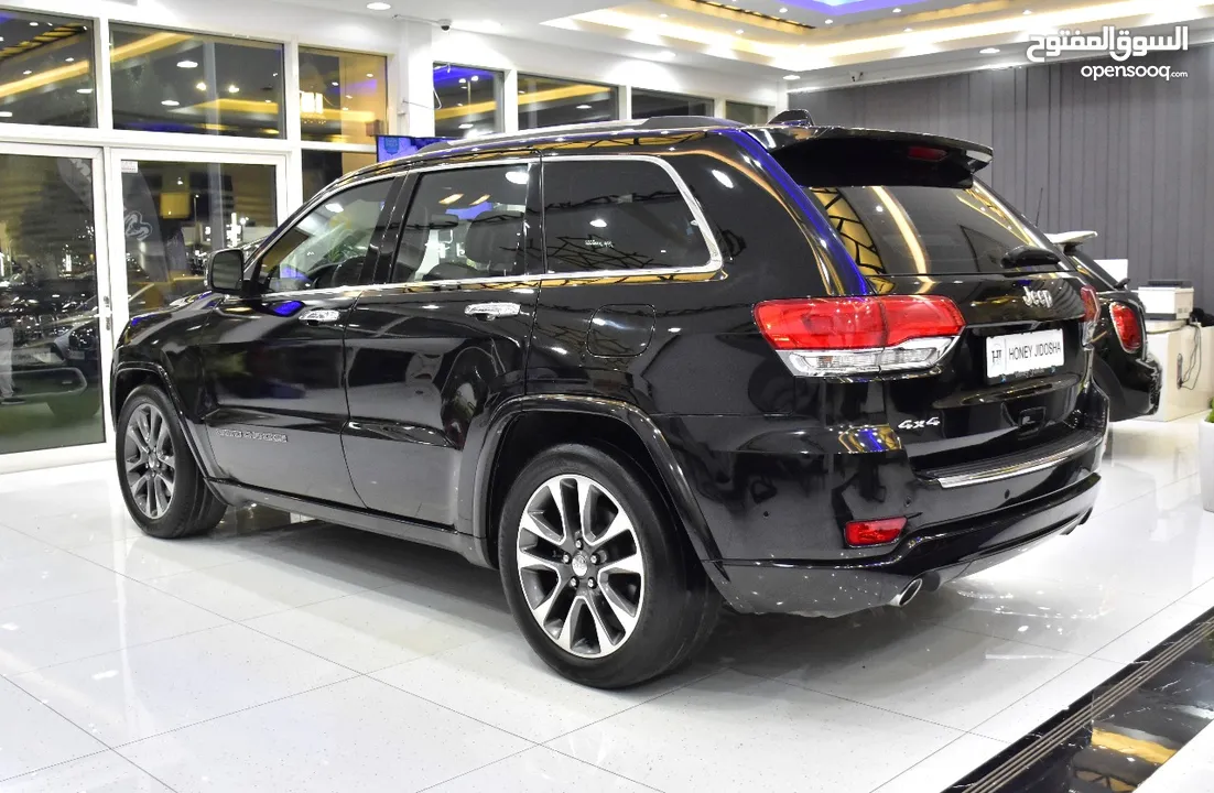 Jeep Grand Cherokee Overland 4x4 ( 2018 Model ) in Black Color GCC Specs