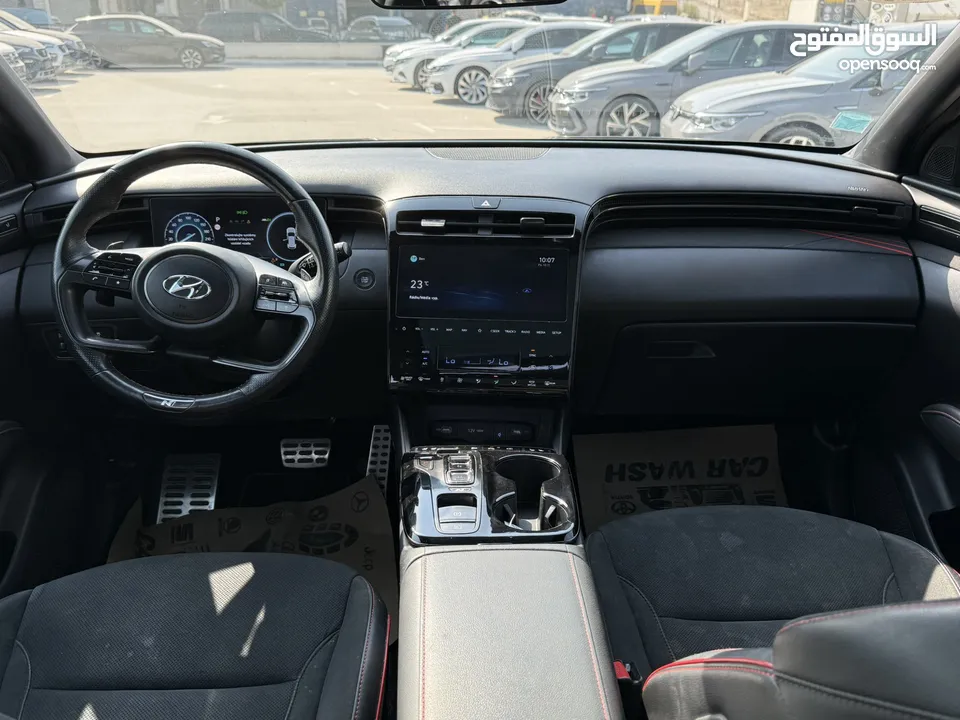 هونداي توسان NLine ترخيص 2022 محرك 1600 هايبرد plug in/يقطع على الشحنه 65 كيلو متر 271 حصان