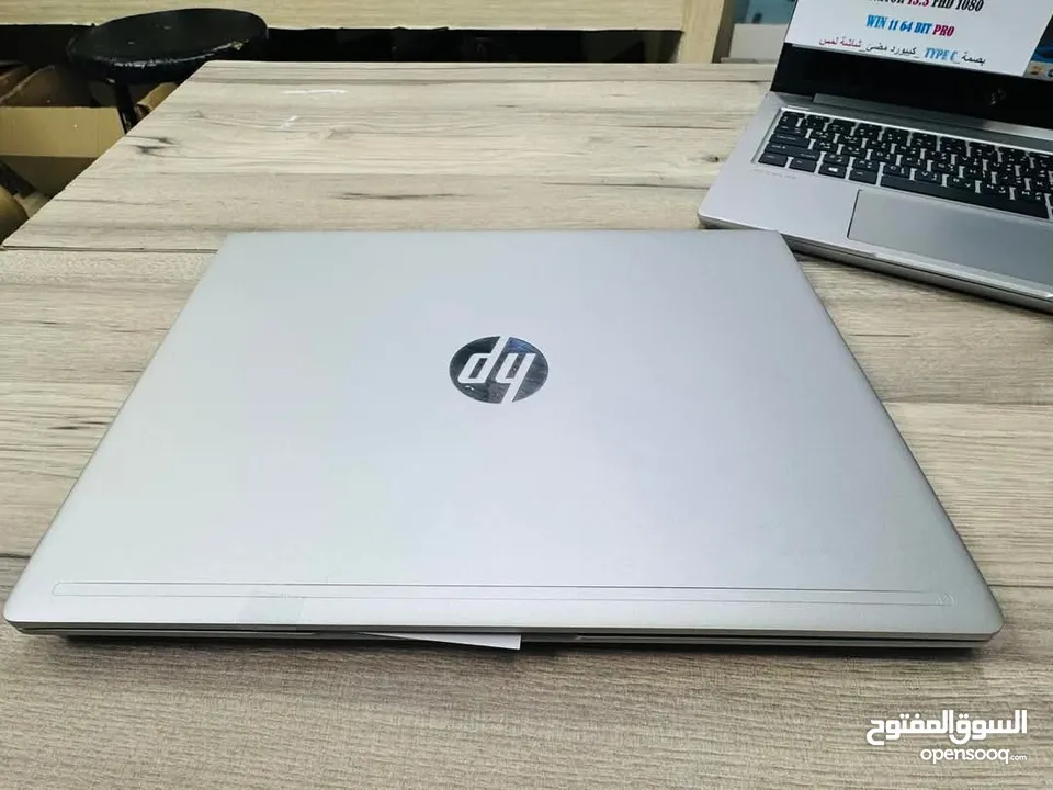 HP 430 G6 CORI5 الجيل الثامن يدعم اللمس بسعر تخفيض RAM 8 GB DDR4 SSD 256 GB NVME MONITOR 13.3