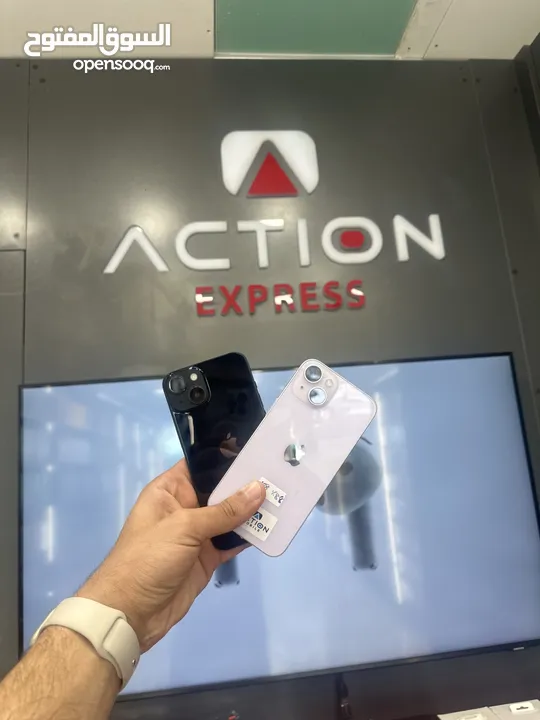 iPhone 14 128 GB used  ايفون 14 128 جيجا مستعمل بحاله الوكاله  بطاريه 88لل90‎%‎