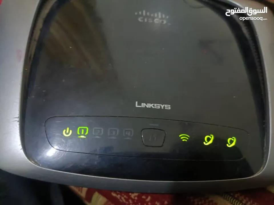 مودم راوتر linksys لينكسيس للإنترنت عبر الهاتف الثابت