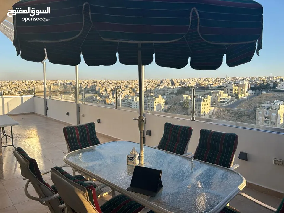 روف مفروش مع ترس بإطلالــــه بانوراما اعلان رقم (O1)