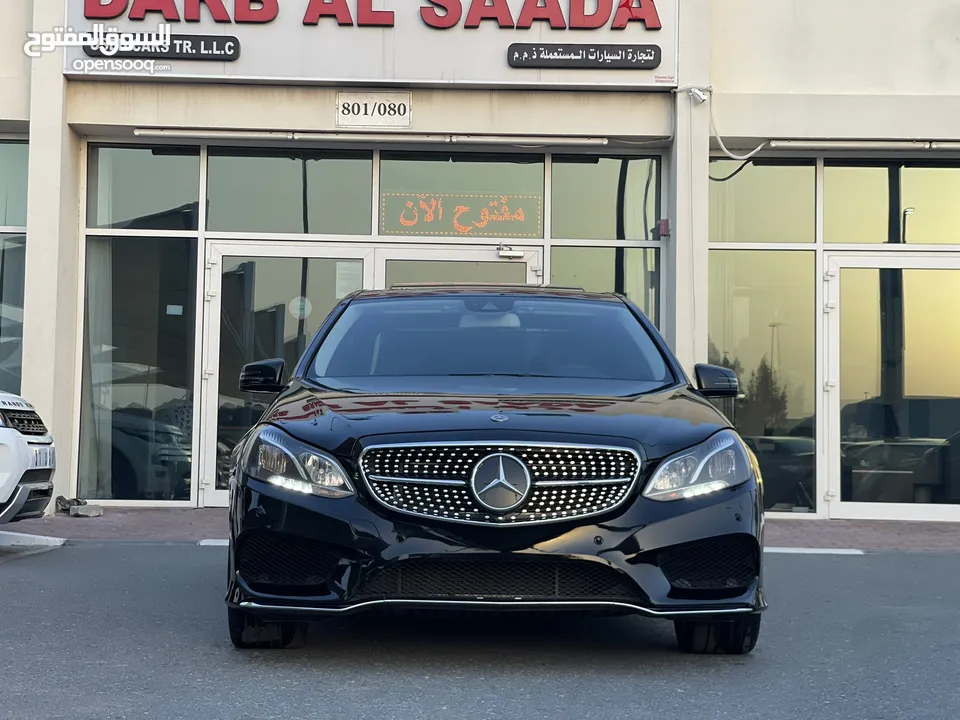 مرسيدس E350 موديل 2014 وارد امريكي بحاله ممتازه فول اوبشن