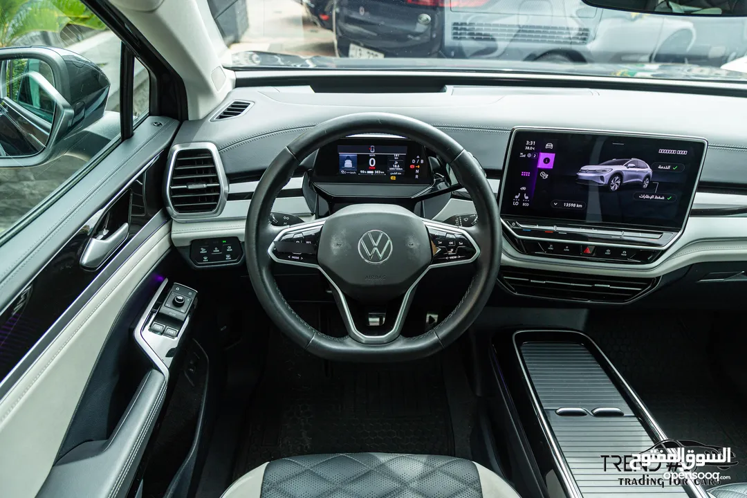Volkswagen ID6 Crozz Pro 2022  السيارة مميزة جدا و قطعت مسافة 13,000 كيلو متر