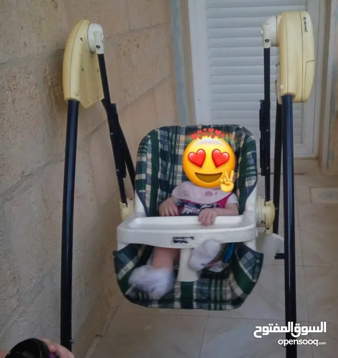 مقاعد طعام الاطفال ومرجاحه