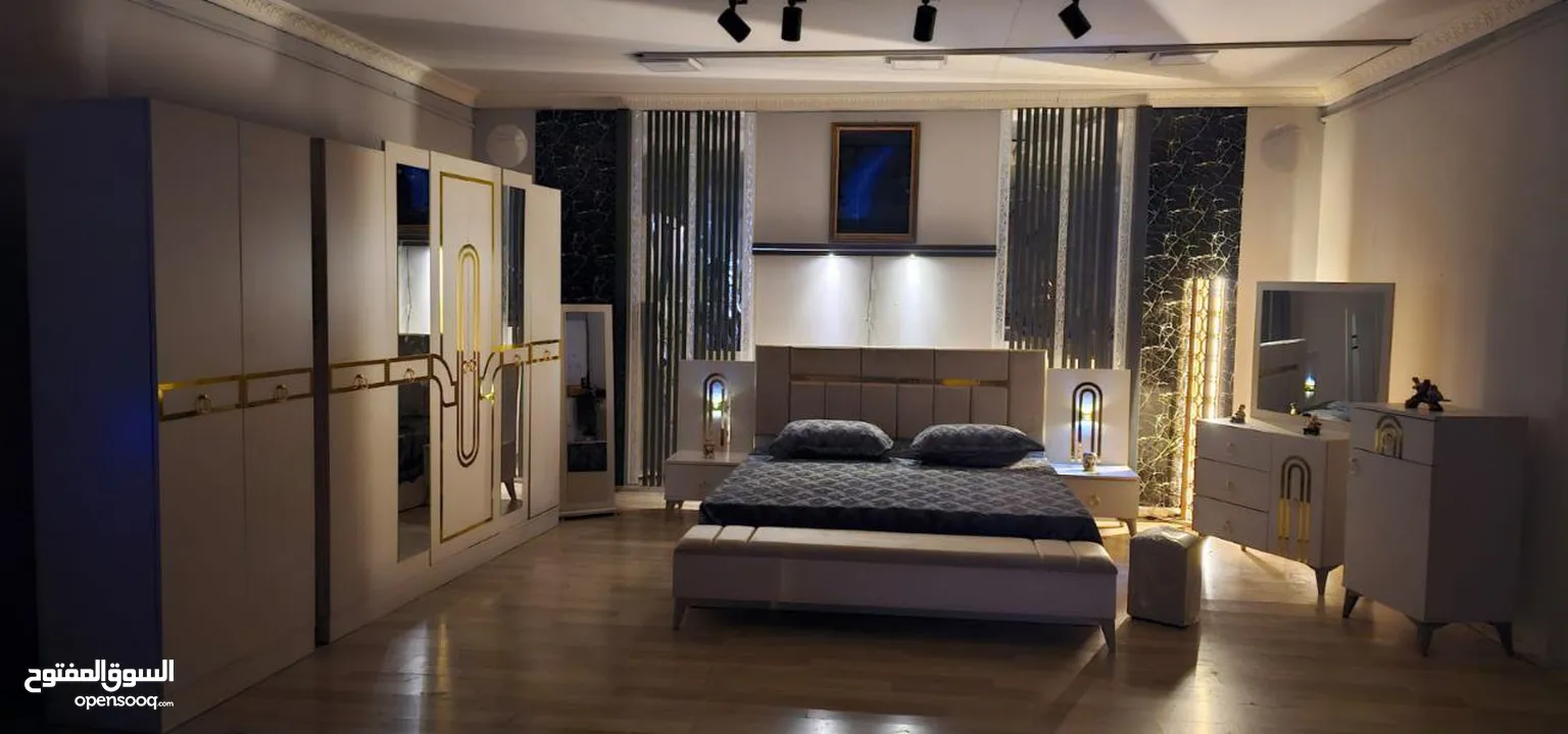 غرف تركية 10 قطع سرير مخزن عرض خاص