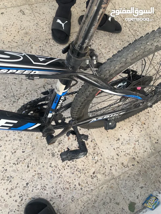 بسكليت Asbike للبيع عجل خلفي جديد امامي وكالة يحتاج برك امامي خلفي شغال جنزير تشيك بدالة و جك