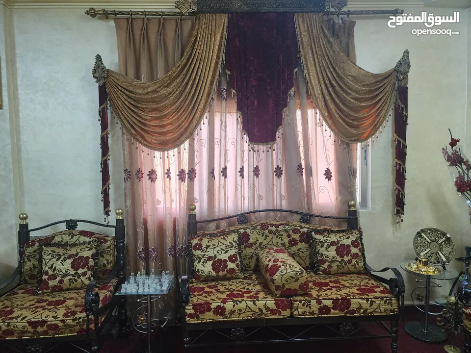 طقم غرفة ضيوف حديد