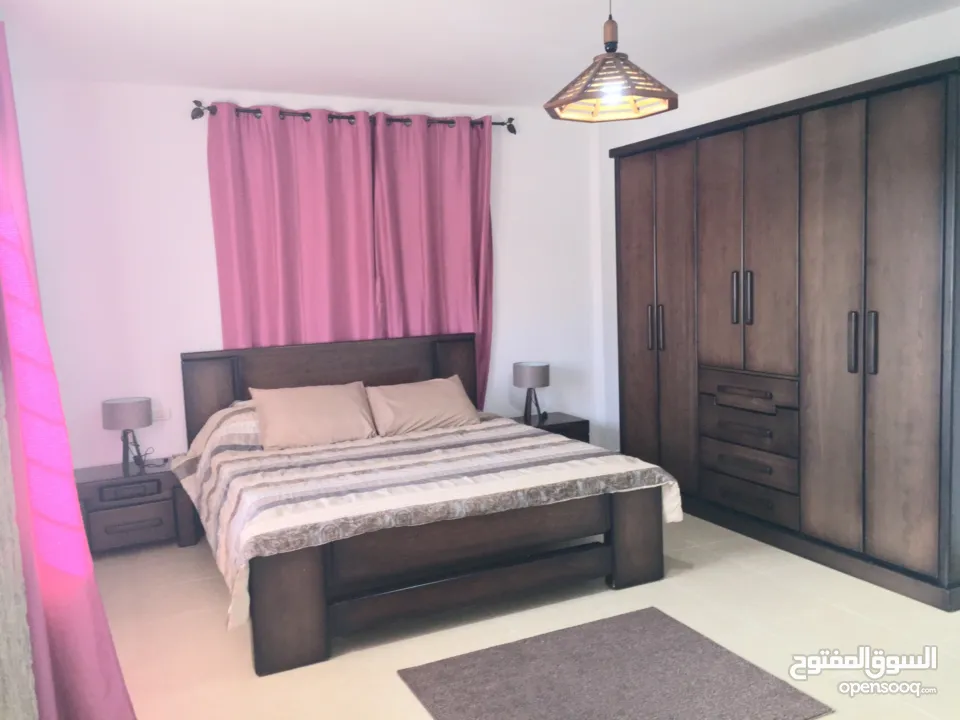 شقة مفروشة خلف الجاسمن شهري