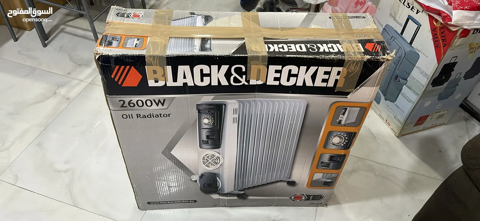BLACK&DECKER oil radiator room heater