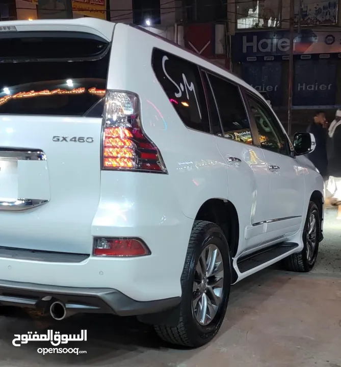 وارد لكزس 2016 GX460 بريميوم رقم 1  فل اوبشن  4 كيمرات هيدروليك دواخل بيج مجمرك جاهز