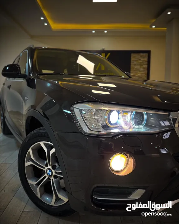 BMW X3  Sport  Xline   XDrive20d 4x4 Brown Metalic , Panorama . ترخيص 2015