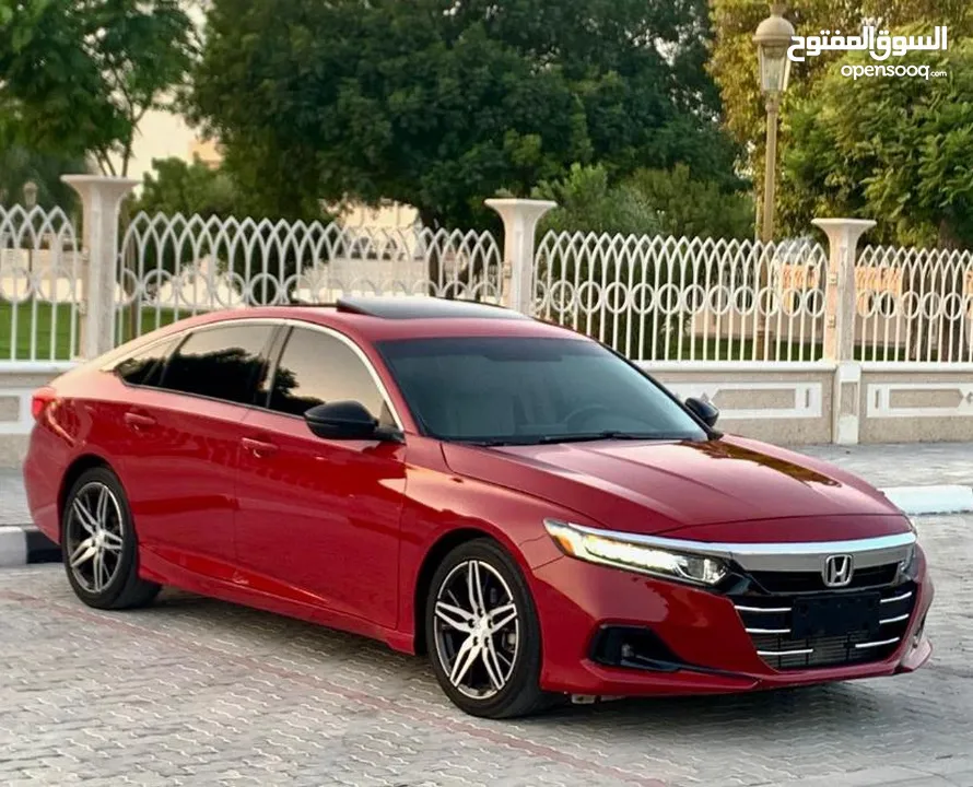 Honda Accord 2021 Sunroof (1.5 LTurbo ) GCC Specs , Low mileage