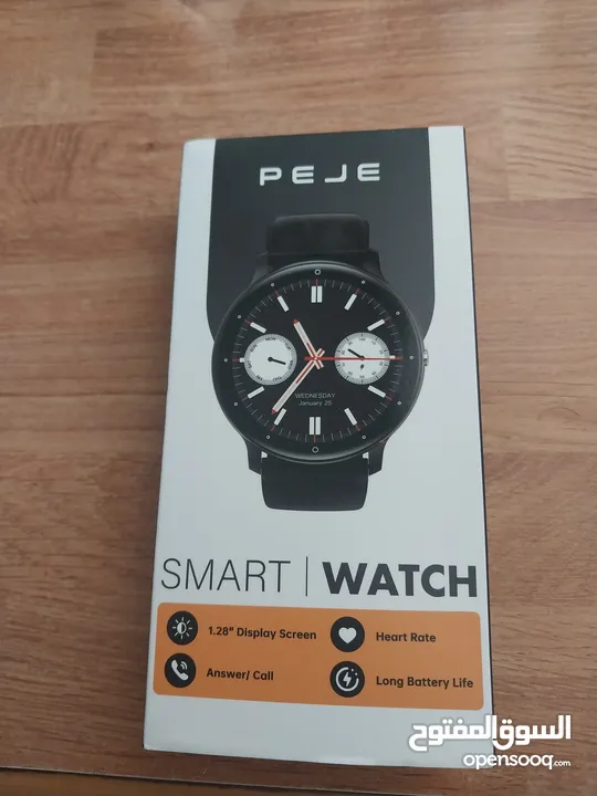 ساعة ذكية رياضية PEJE SMART WATCH لون ازرق