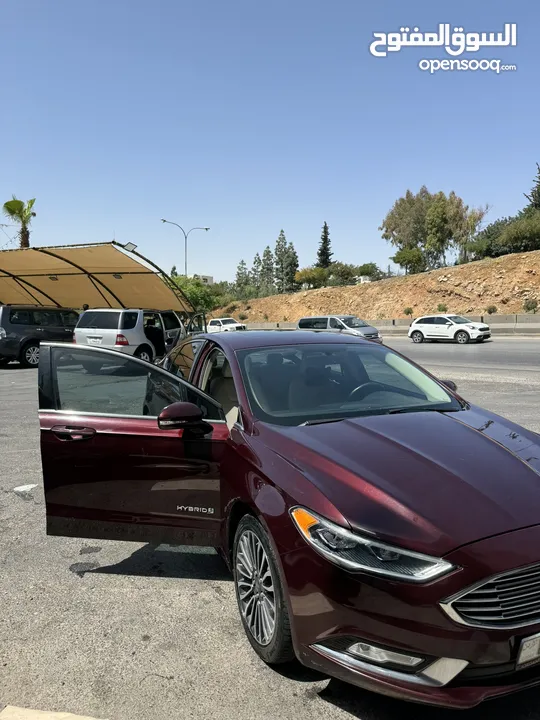 كلين تايتل Ford fusion 2017 Titanium / فورد فيوجن تيتانيوم /اعلى مواصفات فل كامل / اعلى صنف/ 4جيد /