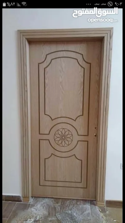 تفصيل كافة ابواب الخشب