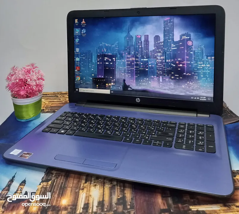 Laptop hp بطارية ممتازة تربل