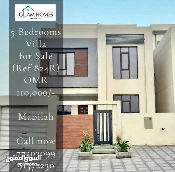 5 Bedrooms Villa for Sale in Maabilah REF:824R