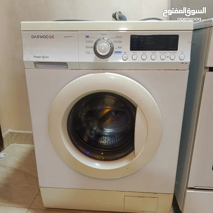 غساله + غاز  للبيع بداعي التجديد