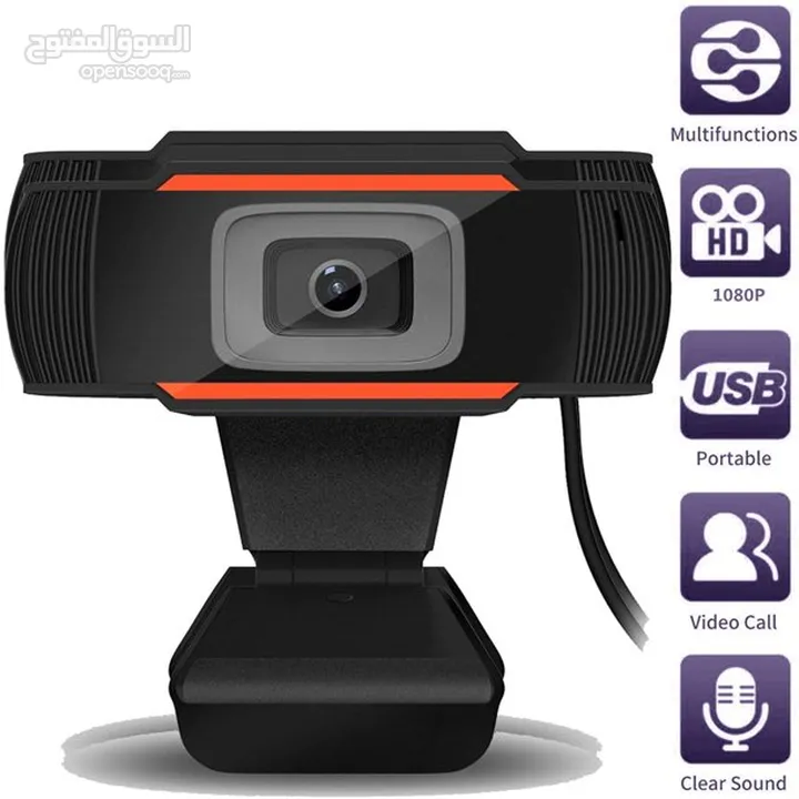 ويب كام للكمبيوتر USB WEBCAM Full HD Webcam 1080p