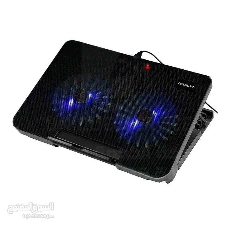 مروحة تبريد مناسبة للهواتف التاب و اللابتوب Cooling Pad A2 Fits 9 to 17 Inch