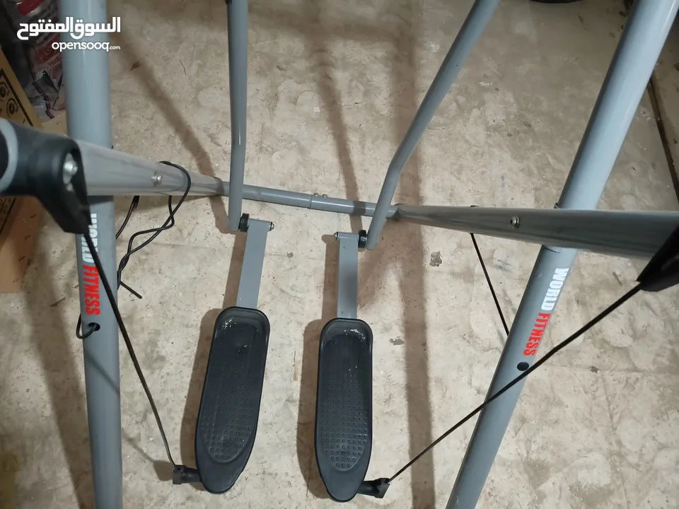 جهاز الغزال الطائر الرياضي مستعمل توب نظافه بسعر 30 دينار نهائي  الموقع ابو نصير للتنحيف والشد