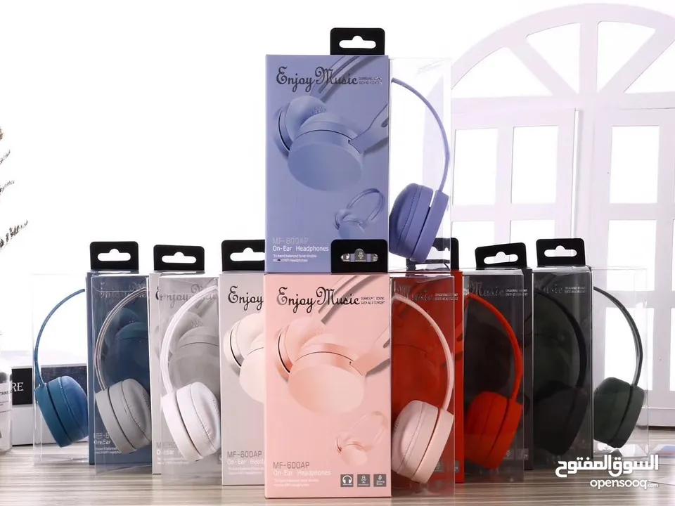 MF-600 AP HEADPHONENJOY MUSIC سماعات رأس هيد سيت