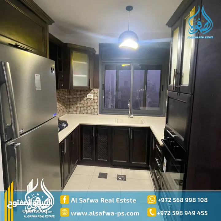 روف مميز مفروش للايجار ب ارقى أحياء الماصيون مع ترس ضخم