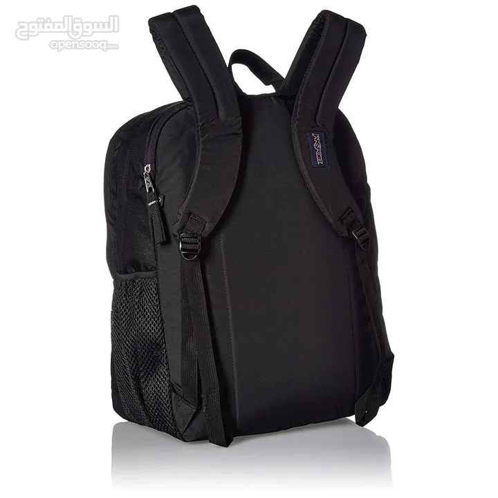 حقيبة ظهر JanSport Big Student باللون الأسود - تصميم واسع ومنظم.   JanSport Big Student Backpack