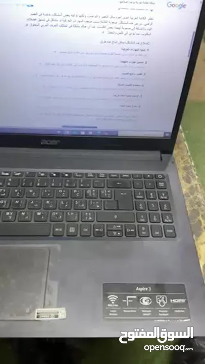لابتوب اسير كور اي 5 مستعمل اقل من سنه وارد تركيه ، شريتو من تركيا يعني الجهاز شبه جديد
