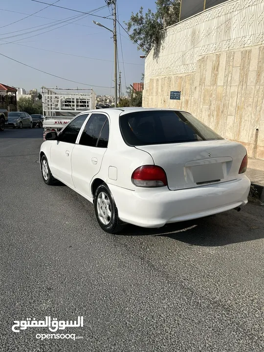 هيونداي اكسنت 97 قصة الدب هاتشباك بحالة ممتازة