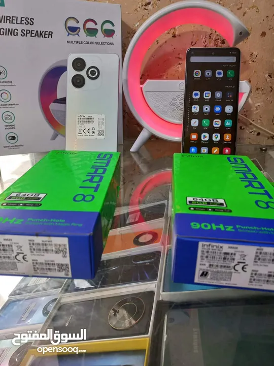 جهاز جديد بالكرتونة Smart 8 رام 4 جيجا 64 مكفول سنة متوفر توصيل