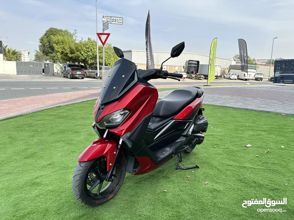 SHARMAX FX 200 WITH WARRANTY (maxi scooter, ماكسي سكوتر)