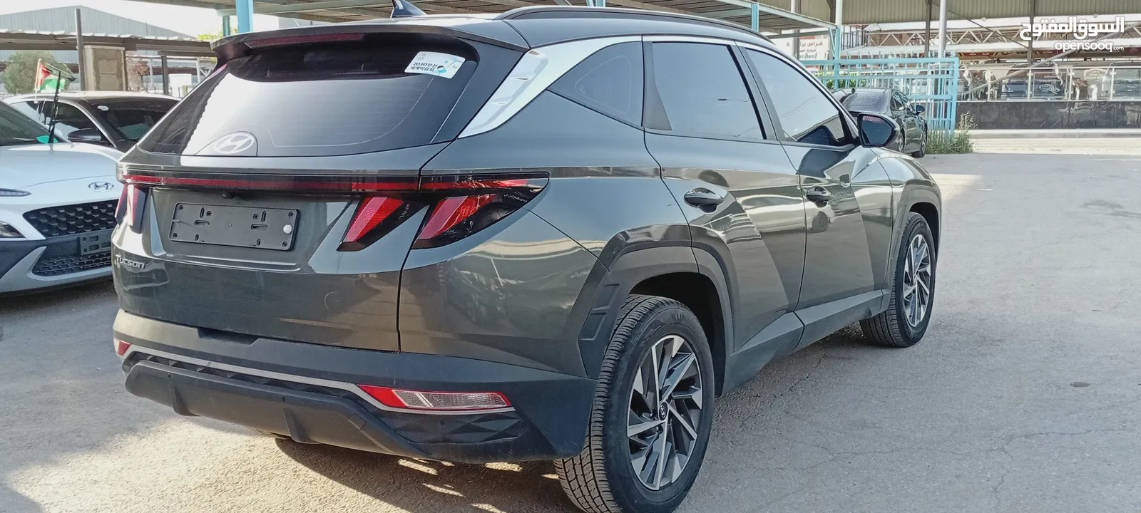 Hyundai Tucson hybrid 2021  هيونداي توسان هايبرد 2021  . وارد كوريا الجنوبية  . فحص 7 جيد -