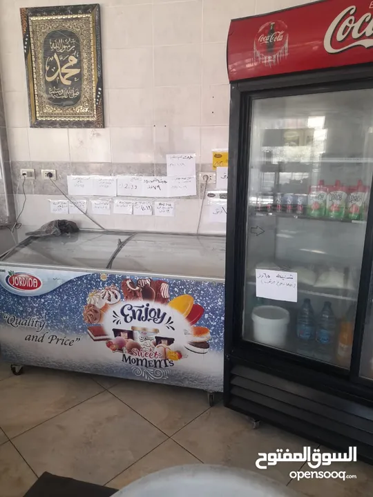 سوبر ماركت للبيع لعدم التفرغ فرصة استثمارية  محل للبيع  موقع المحل ممتاز على الشارع الرئيسي