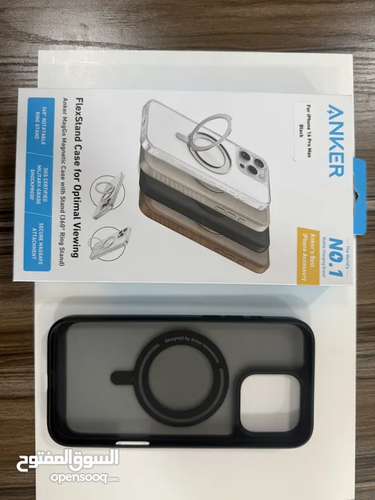 كفر انكر الأصلي ماج سيف آيفون 16 برو ماكس Anker FlexStand case for Optimal viewing IPhone 16 Pro Max