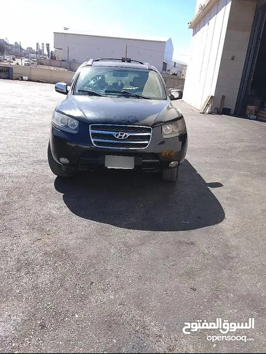 جيب سنتافي ترخيص 2008 مطور مستورد جديد راكب عليه  متور 2200 ديزل  فتحه