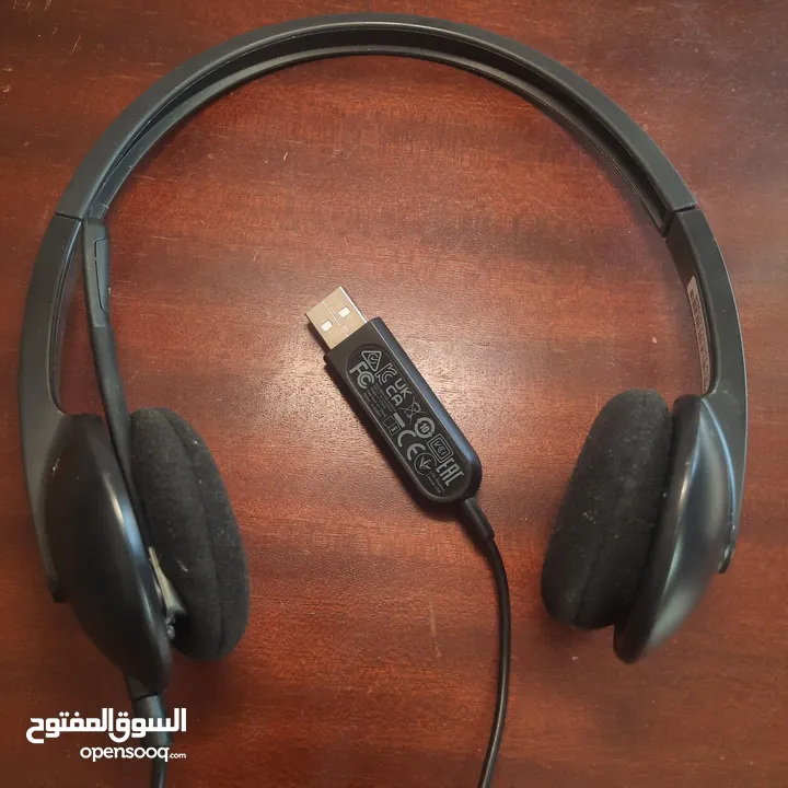 سماعة لوجيتك Logitech H340 USB Headset.
