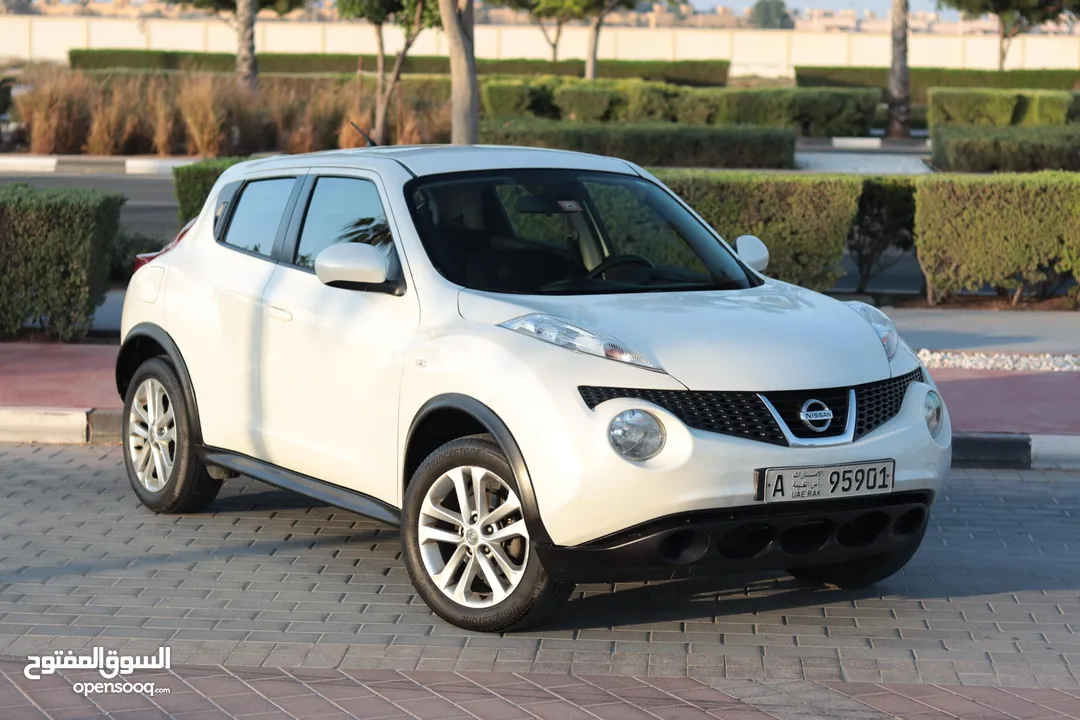 Nissan Juke, 2014 white color