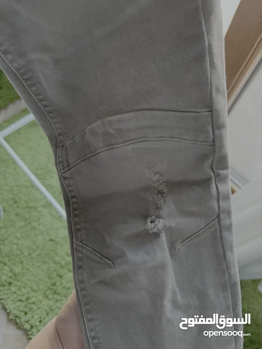 Distressed Skinny Jeans (olive green)