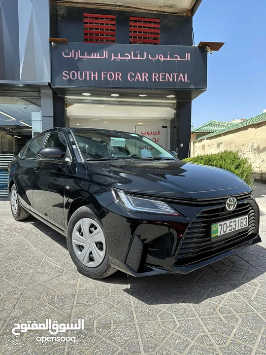استأجره الان تويوتا يارس موديل 2024 فل كامل الاضافات وكالة للايجار الان بأسعار تنافسية