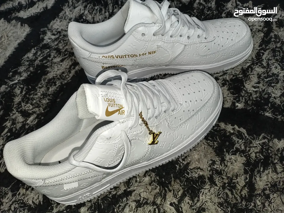 لقطة بوت نايك اير فورس اصدار لويس فيتون صناعة ايطالية بسعر مغري  nike air forse